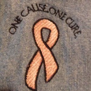 Breast Cancer Awareness Denim Shirt XL